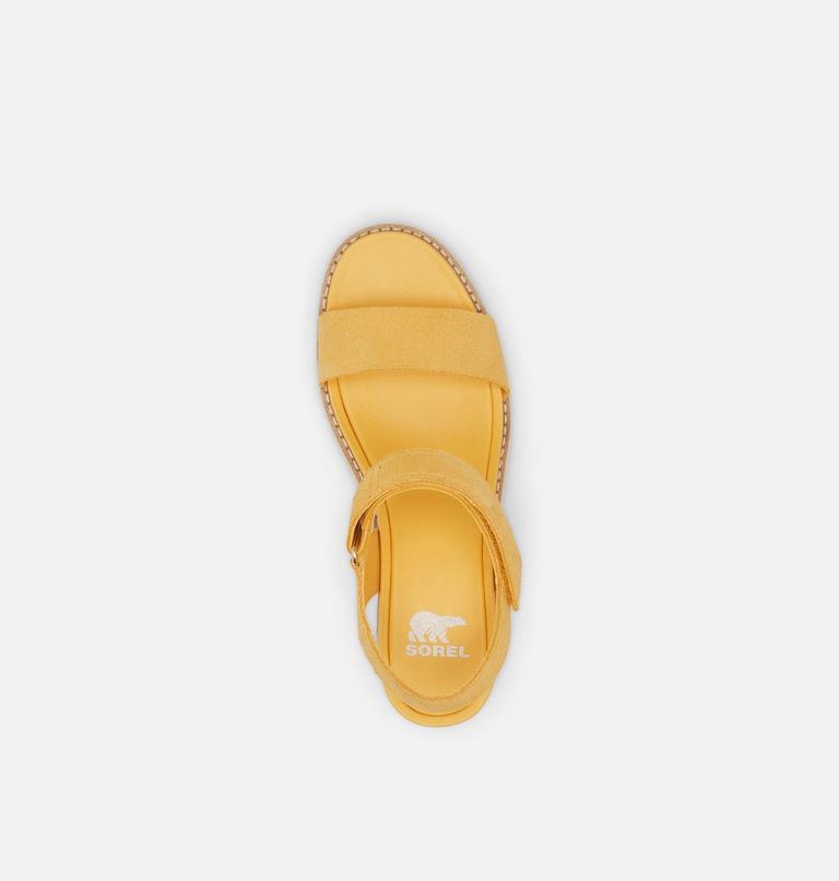 JOANIE� IV Y STRAP WEDGE | 765 | 7.5, Color: Yellow Ray, Honey White, image 5