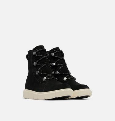Botas impermeables SOREL EXPLORER III JOAN para mujer, Color: Black, Chalk, image 10
