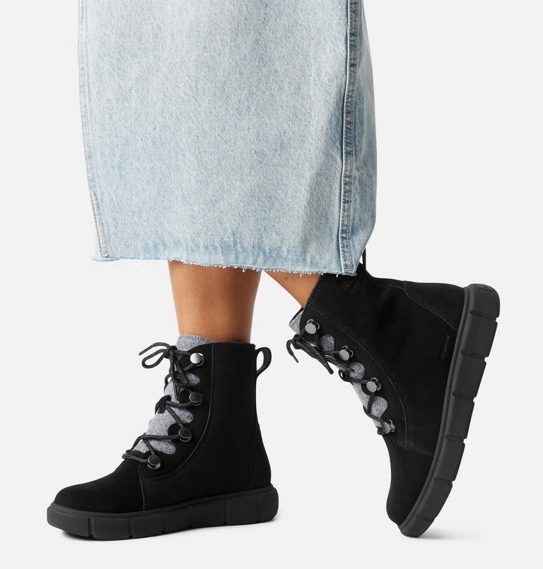 SOREL EXPLORER III Joan Women's Waterproof Boot, Color: Black, Black, image 8