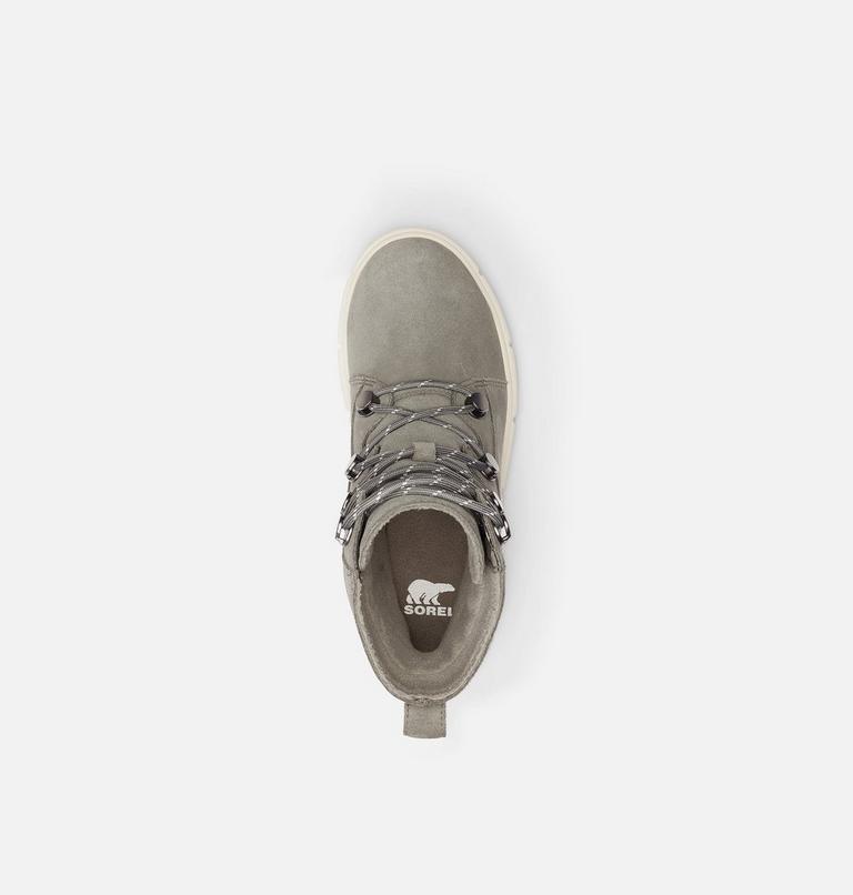 Women's SOREL EXPLORER III JOAN Waterproof Boots, Color: Quarry, Chalk, image 5