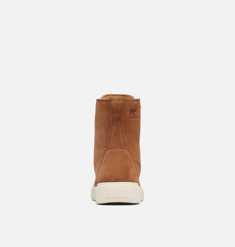 Women's SOREL EXPLORER III JOAN Waterproof Boots, Color: Velvet Tan, Chalk, image 3