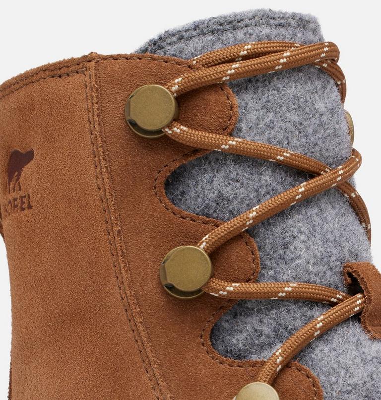 Women's SOREL EXPLORER III JOAN Waterproof Boots, Color: Velvet Tan, Chalk, image 9