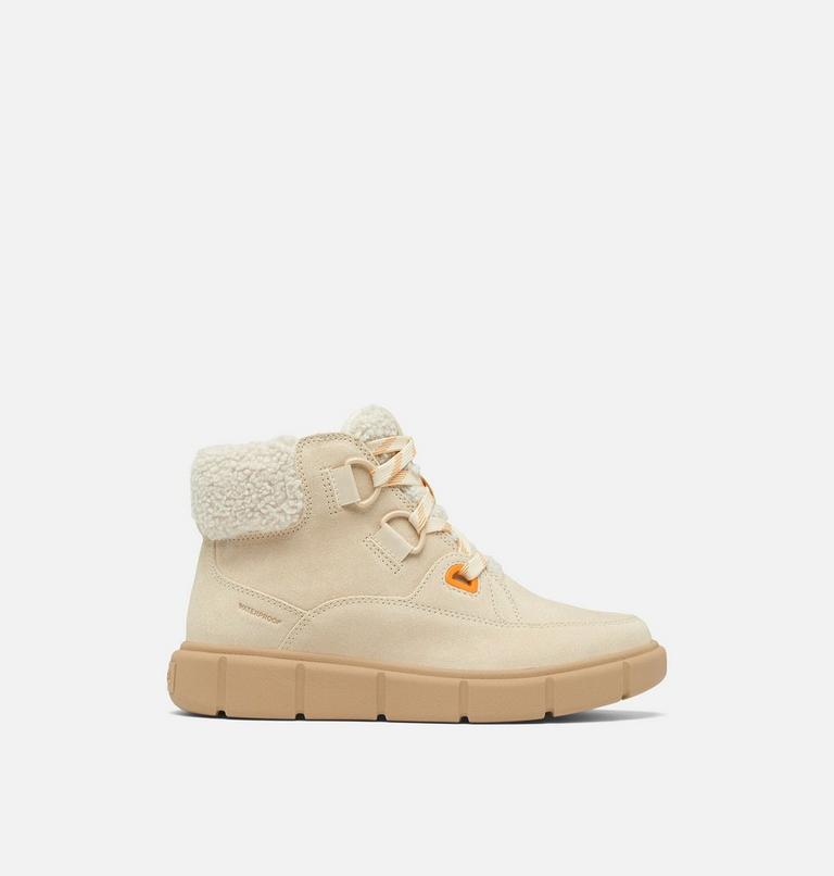 SOREL EXPLORER III NW Lace Women's Waterproof Boot, Color: Honey White, Sea Salt, image 1