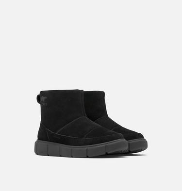 Botas impermeables SOREL EXPLORER III SLIP-ON para mujer, Color: Black, Sea Salt, image 6