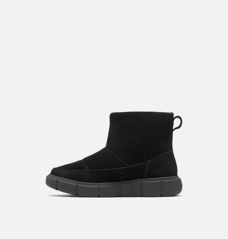 Women's SOREL EXPLORER III SLIP-ON Waterproof Boots, Color: Black, Sea Salt, image 4