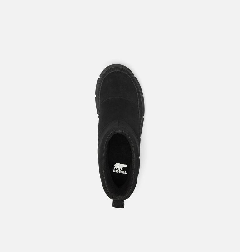 Women's SOREL EXPLORER III SLIP-ON Waterproof Boots, Color: Black, Sea Salt, image 5