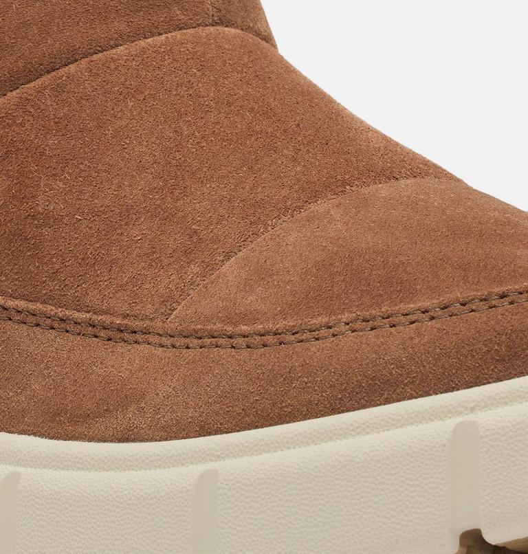 Women's SOREL EXPLORER III SLIP-ON Waterproof Boots, Color: Velvet Tan, Chalk, image 9