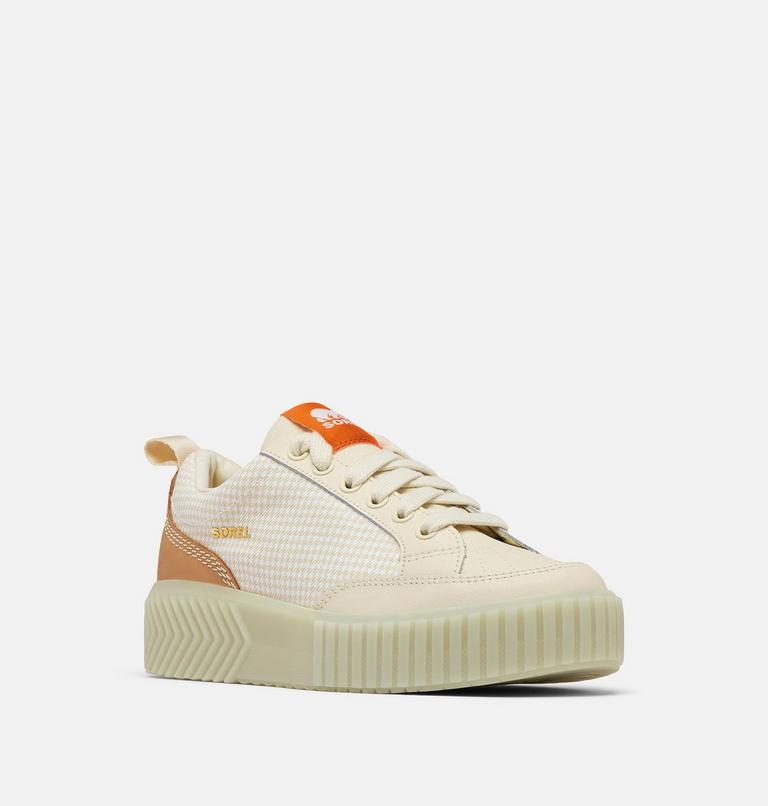 ONA AVE Women's Low Waterproof Sneaker, Color: Bleached Ceramic, Light Aloe, image 5