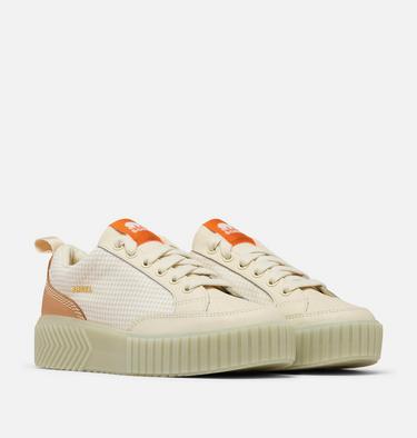 ONA AVE Women's Low Waterproof Sneaker, Color: Bleached Ceramic, Light Aloe, image 2