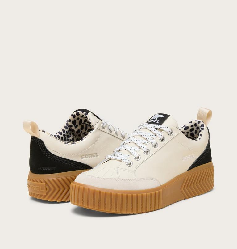 Ona Ave Low Waterproof Women's Sneaker, Color: Chalk, Black, image 6