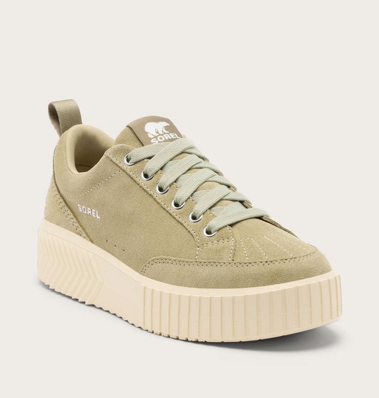Women's ONA AVE Waterproof Low Sneaker, Color: Dusty Twill, Chalk, image 7