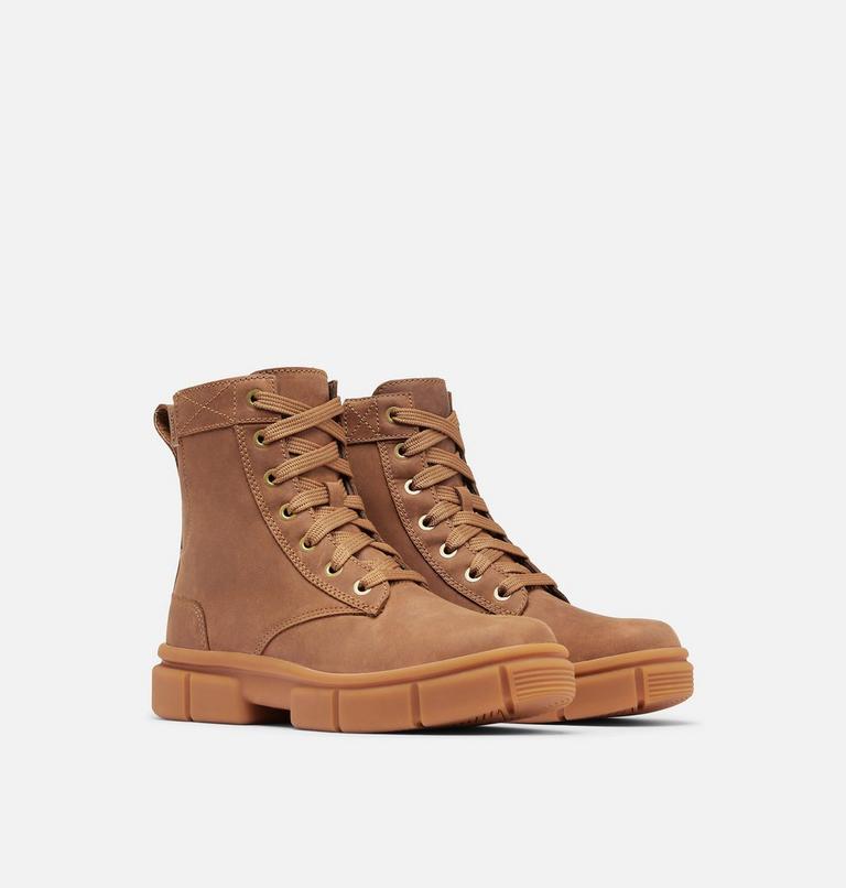 Women's EXPLORER STRT Lace-Up Boots, Color: Velvet Tan, Gum 2, image 2