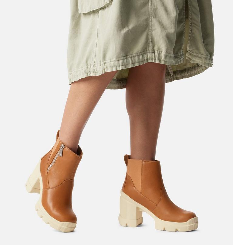 CARIBOU X Women's Heel Chelsea Boot, Color: Tawny Buff, Honey White, image 8
