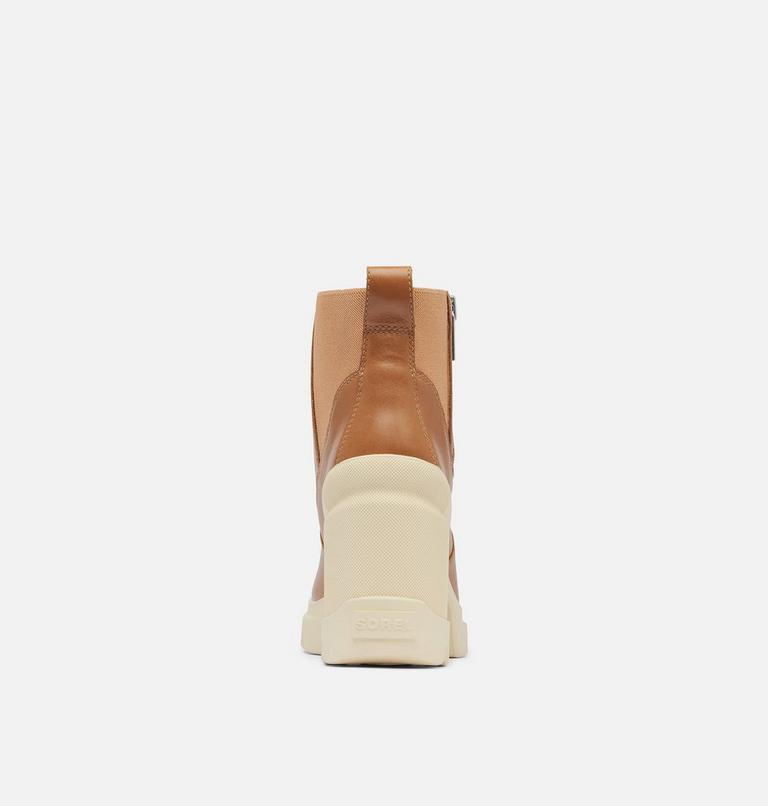 CARIBOU X Women's Heel Chelsea Boot, Color: Tawny Buff, Honey White, image 3