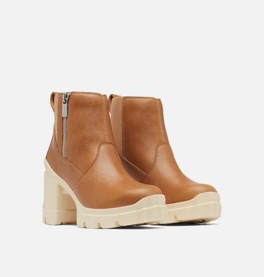 CARIBOU X Women's Heel Chelsea Boot, Color: Tawny Buff, Honey White, image 2