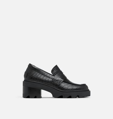 JOAN NOW City Mocassins pour femme, Color: Black, Black Croc, image 5