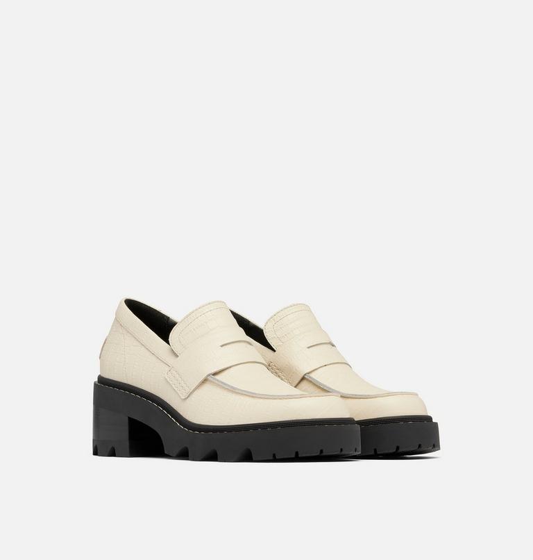 JOAN NOW City Mocassins pour femme, Color: Chalk, Black Croc, image 2