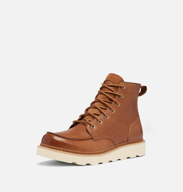 Men's SLABTOWN 62' MOC Waterproof Boots, Color: Velvet Tan, Tobacco, image 8