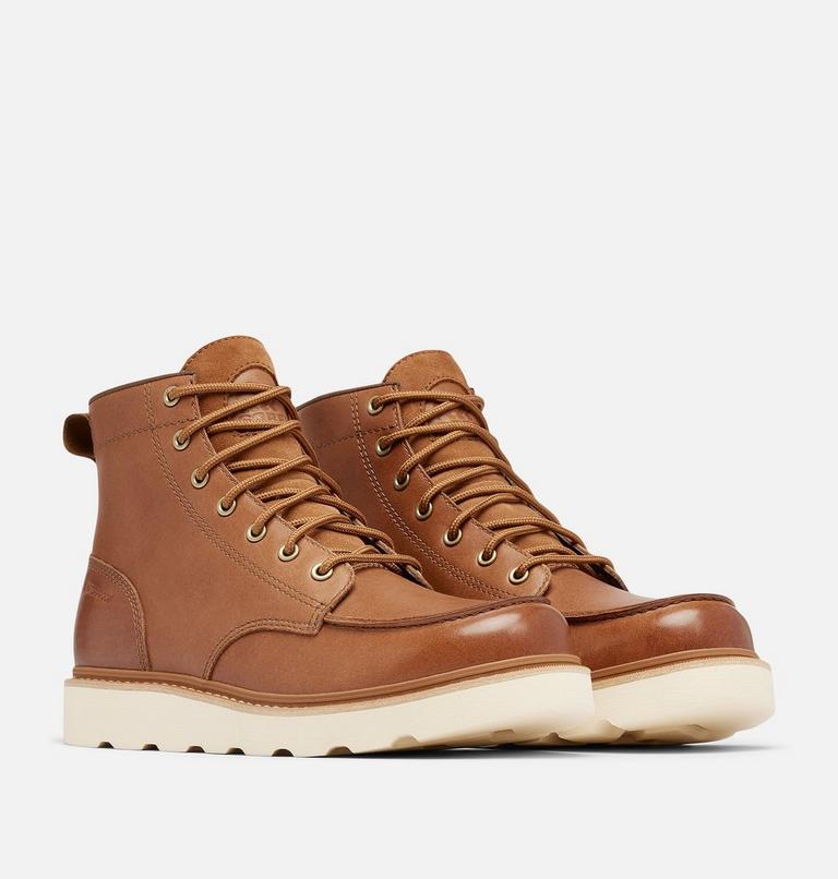 Men's SLABTOWN 62' MOC Waterproof Boots, Color: Velvet Tan, Tobacco, image 2