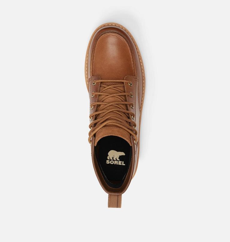 Men's SLABTOWN 62' MOC Waterproof Boots, Color: Velvet Tan, Tobacco, image 5