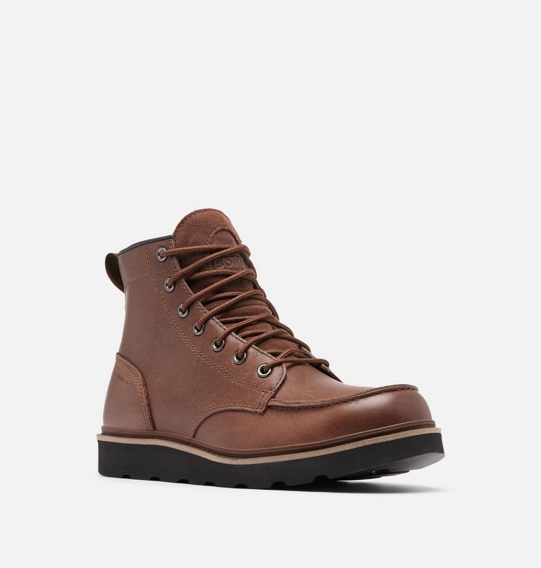 Men's SLABTOWN 62' MOC Waterproof Boots, Color: Tobacco, Black, image 5
