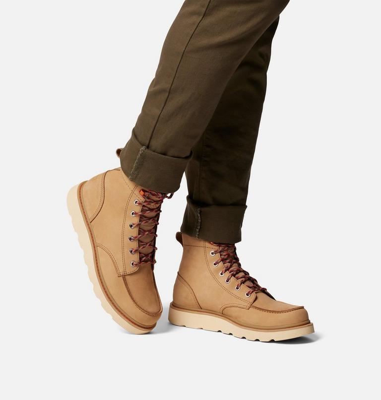Men's SLABTOWN 62' MOC Waterproof Boots, Color: Caribou Buff, Caribou Beige, image 12