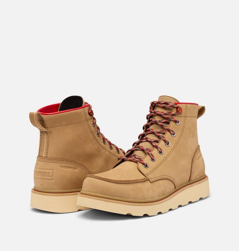 Men's SLABTOWN 62' MOC Waterproof Boots, Color: Caribou Buff, Caribou Beige, image 9