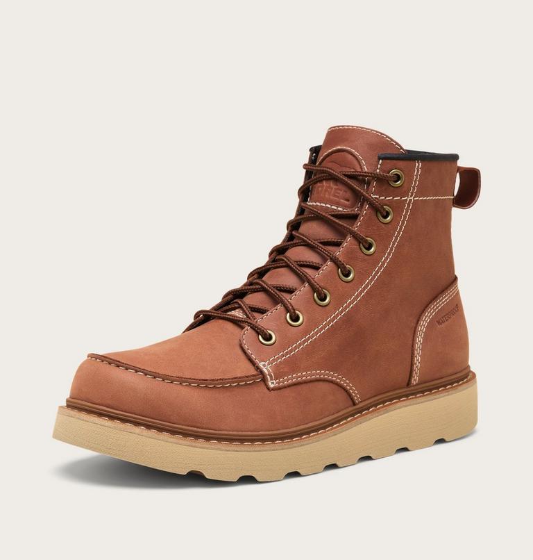 Men's SLABTOWN 62' MOC Waterproof Boots, Color: Rustic Brown, Ceramic, image 8