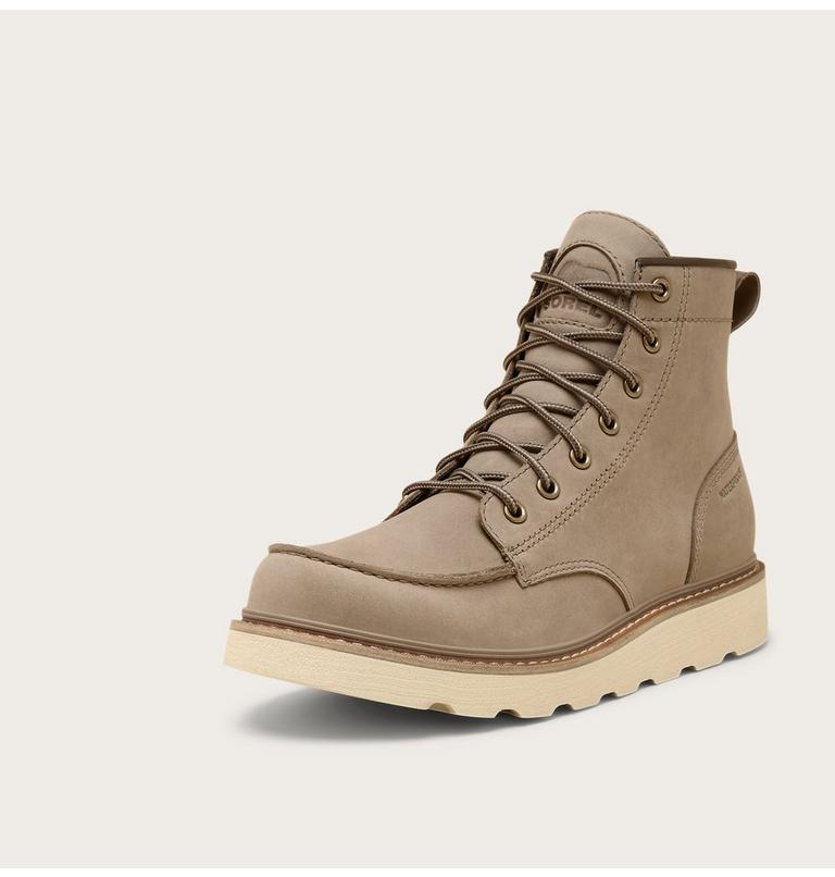 Men's SLABTOWN 62' MOC Waterproof Boots, Color: Khaki II, Bleached Ceramic, image 7