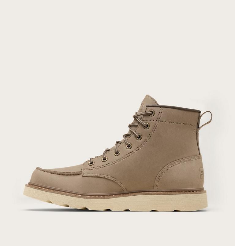Men's SLABTOWN 62' MOC Waterproof Boots, Color: Khaki II, Bleached Ceramic, image 3