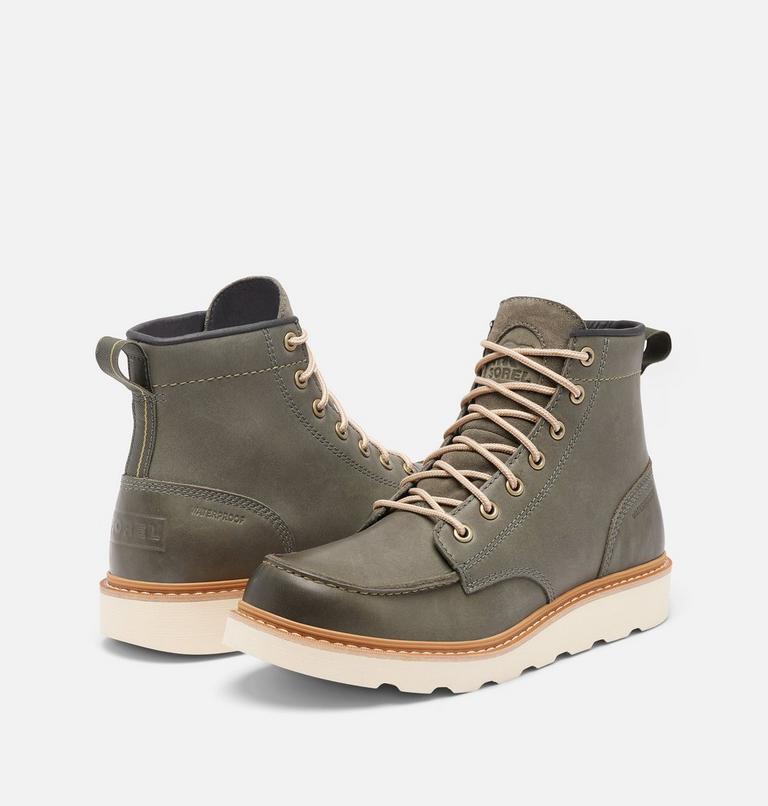Men's SLABTOWN 62' MOC Waterproof Boots, Color: Alpine Tundra, Tawny Buff, image 8