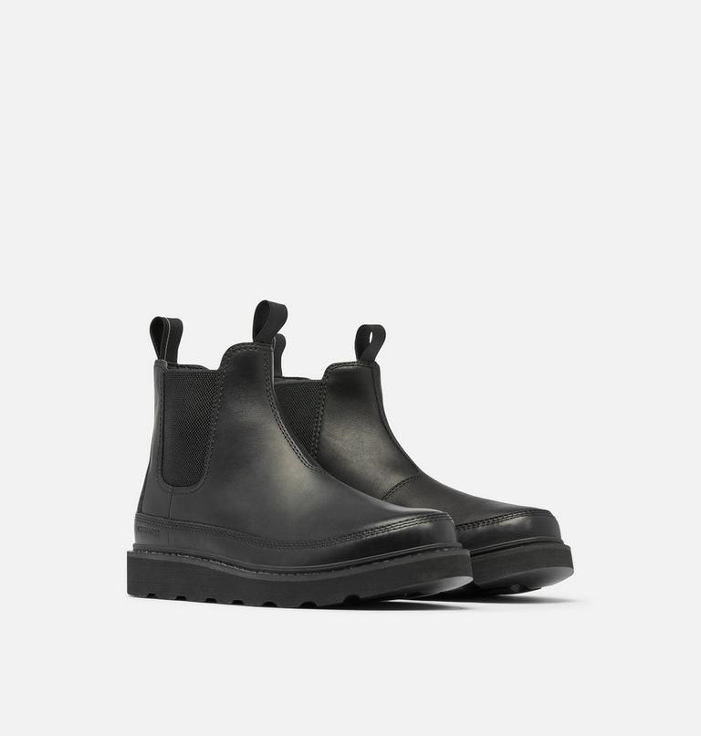 SLABTOWN 62' Men's Chelsea Waterproof Boot, Color: Black, Black, image 2
