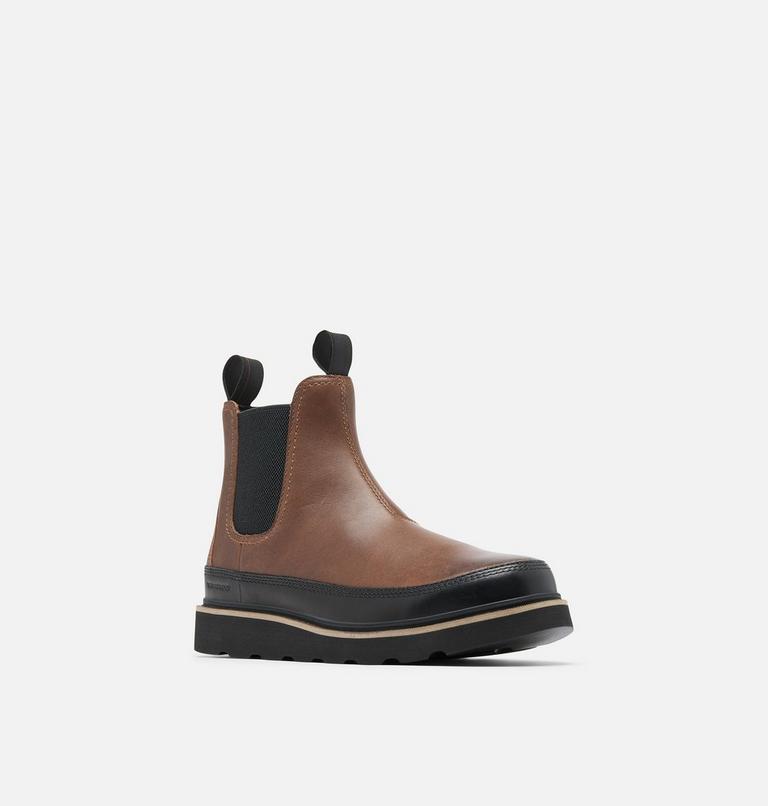 Men's SLABTOWN 62' Waterproof Chelsea Boots, Color: Tobacco, Black, image 7