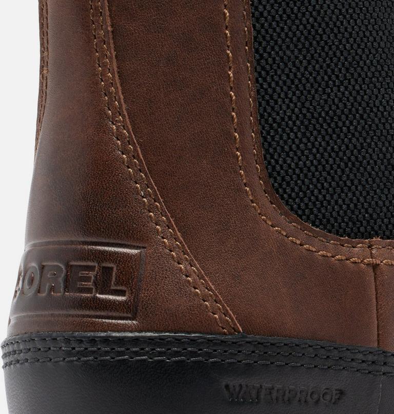 Men's SLABTOWN 62' Waterproof Chelsea Boots, Color: Tobacco, Black, image 11