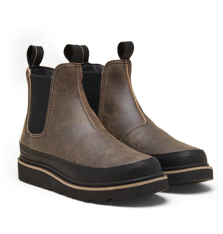 Men's SLABTOWN 62' Waterproof Chelsea Boots, Color: Canoe, Black, image 2