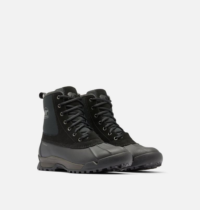 Men's BUXTON LITE Waterproof Winter Boots, Color: Black, Black, image 2