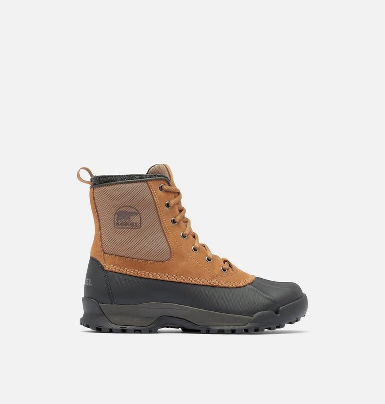 Men's BUXTON LITE Waterproof Winter Boots, Color: Elk, Black, image 1