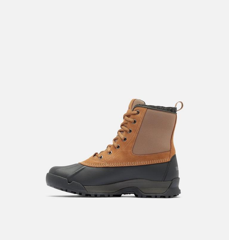 Men's BUXTON LITE Waterproof Winter Boots, Color: Elk, Black, image 4