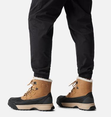 Men's SCOUT 87' LUX Waterproof Winter Boots, Color: Caribou Buff, Black, image 2