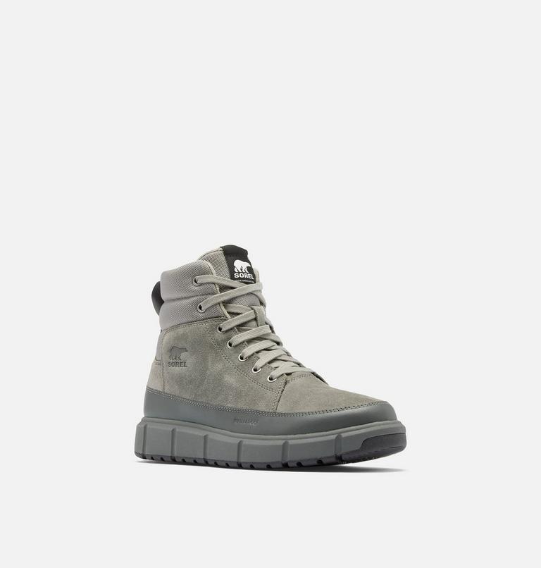 SOREL EXPLORER III Men's Waterproof Boot, Color: Quarry, Grill, image 7