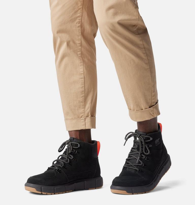 SOREL EXPLORER III Blazer Men's Waterproof Boot, Color: Black, Optimized Orange, image 8