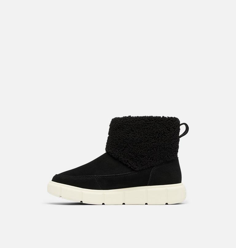 Women's SOREL EXPLORER III Cosy Slip-On Waterproof Boots, Color: Black, Chalk, image 4