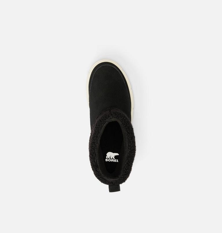 Women's SOREL EXPLORER III Cosy Slip-On Waterproof Boots, Color: Black, Chalk, image 5