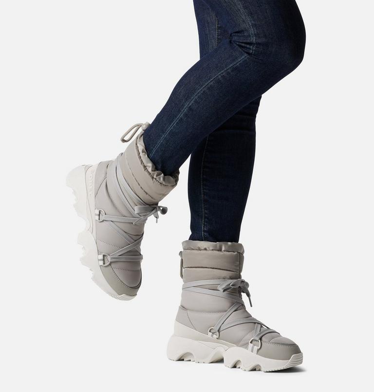 Women's KINETIC Impact NXT Waterproof Boots, Color: Chrome Grey, Moonstone, image 8