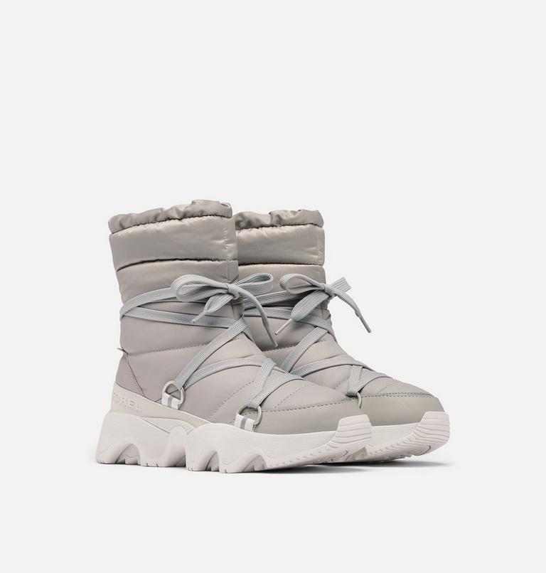 Women's KINETIC Impact NXT Waterproof Boots, Color: Chrome Grey, Moonstone, image 2