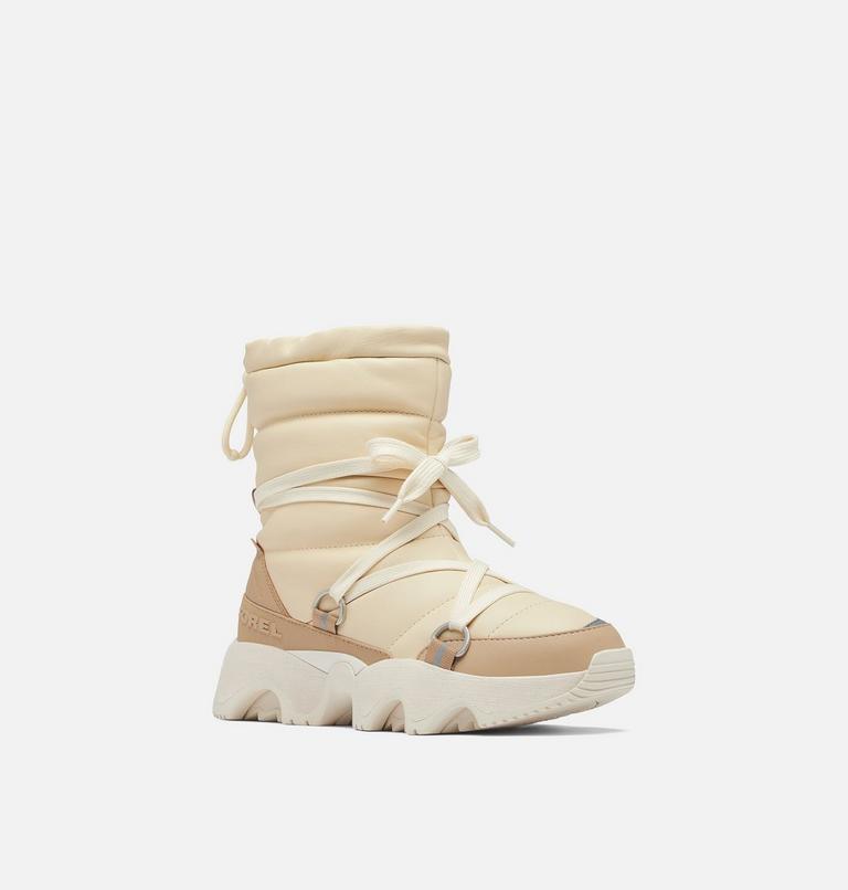 Women's KINETIC Impact NXT Waterproof Boots, Color: Honey White, Dusty Tan, image 7
