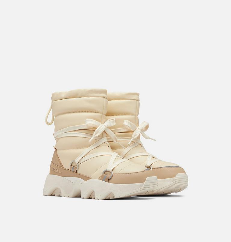 Women's KINETIC Impact NXT Waterproof Boots, Color: Honey White, Dusty Tan, image 2