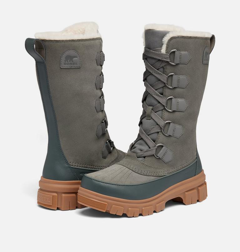 Tivoli V Tall Women's Winter Boot, Color: Quarry, Grill, image 9