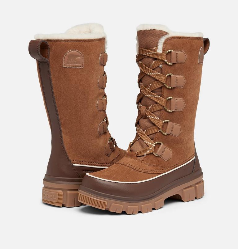 TIVOLI V Tall Women's Waterproof Boot | 242 | 7, Color: Velvet Tan, Tobacco, image 9