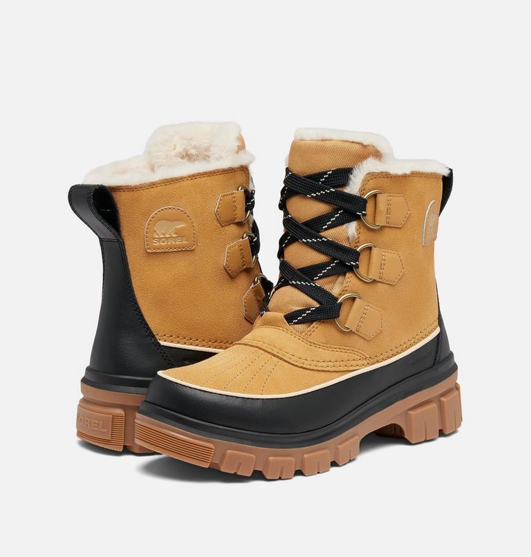 TIVOLI V Bottes imperméables pour femme, Color: Curry, Black, image 9